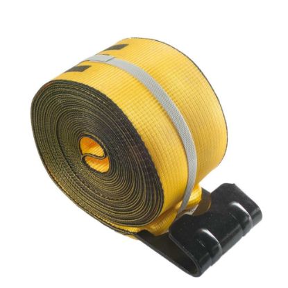 Picture of 4" x 30' Straps with Flat Hook - Yellow